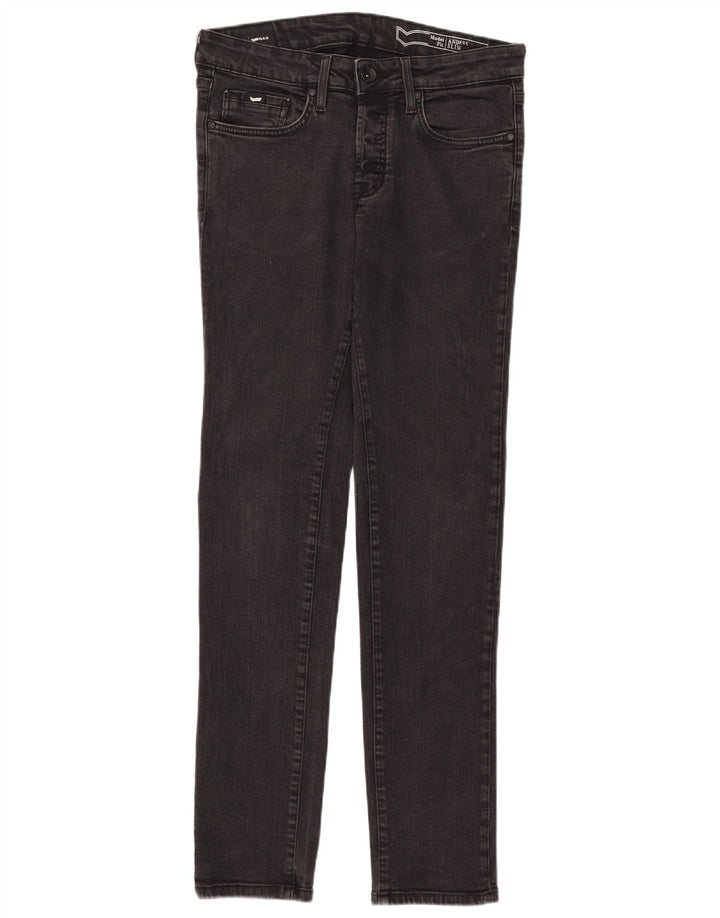 Gas Dame Anders Slim Jeans W33 L34 Sort Bomuld