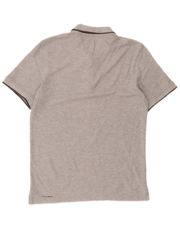 Reebok Polo skjorte til mænd, medium grå flækket