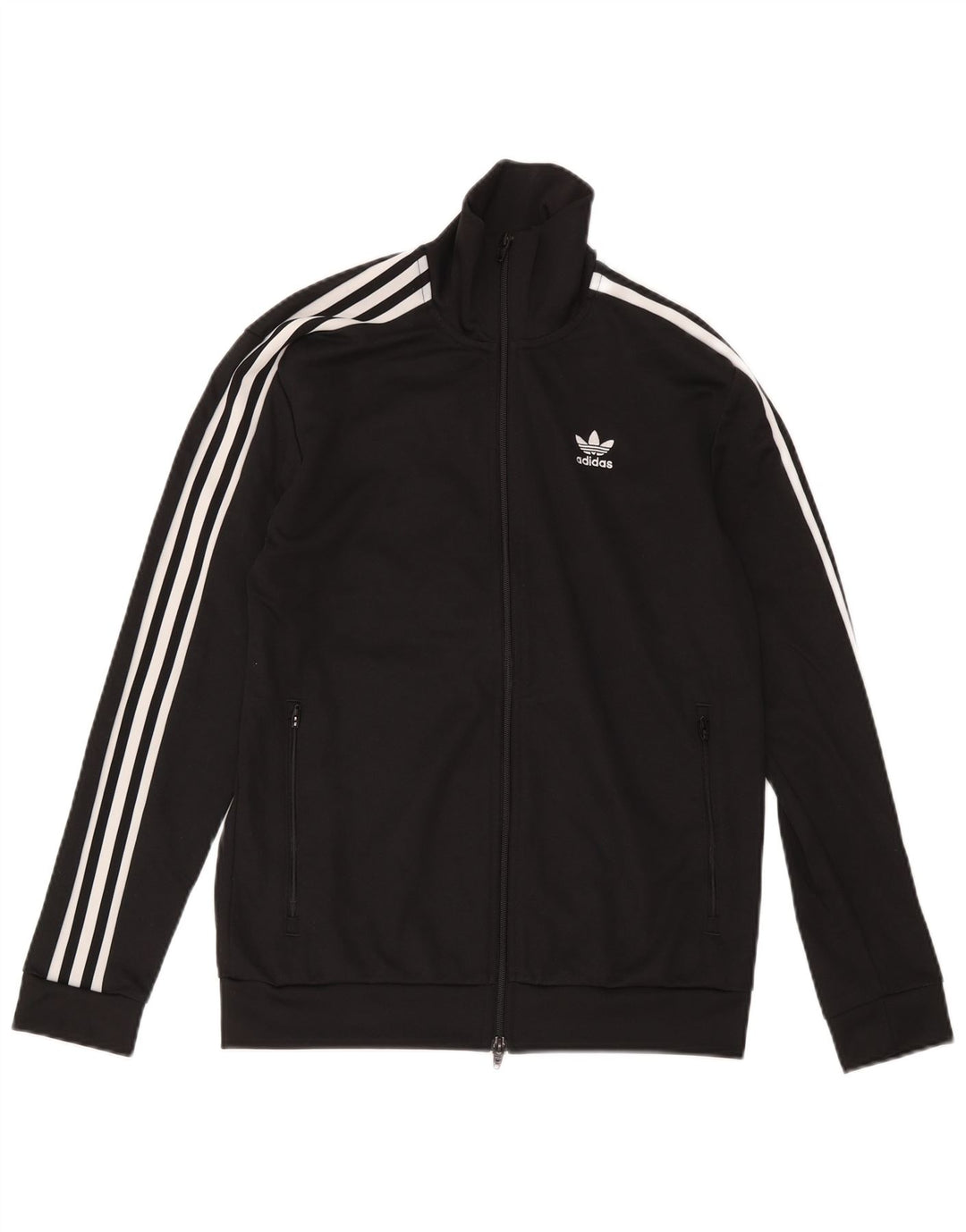 Adidas Træningsdragt til mænd, topjakke, lille sort polyester