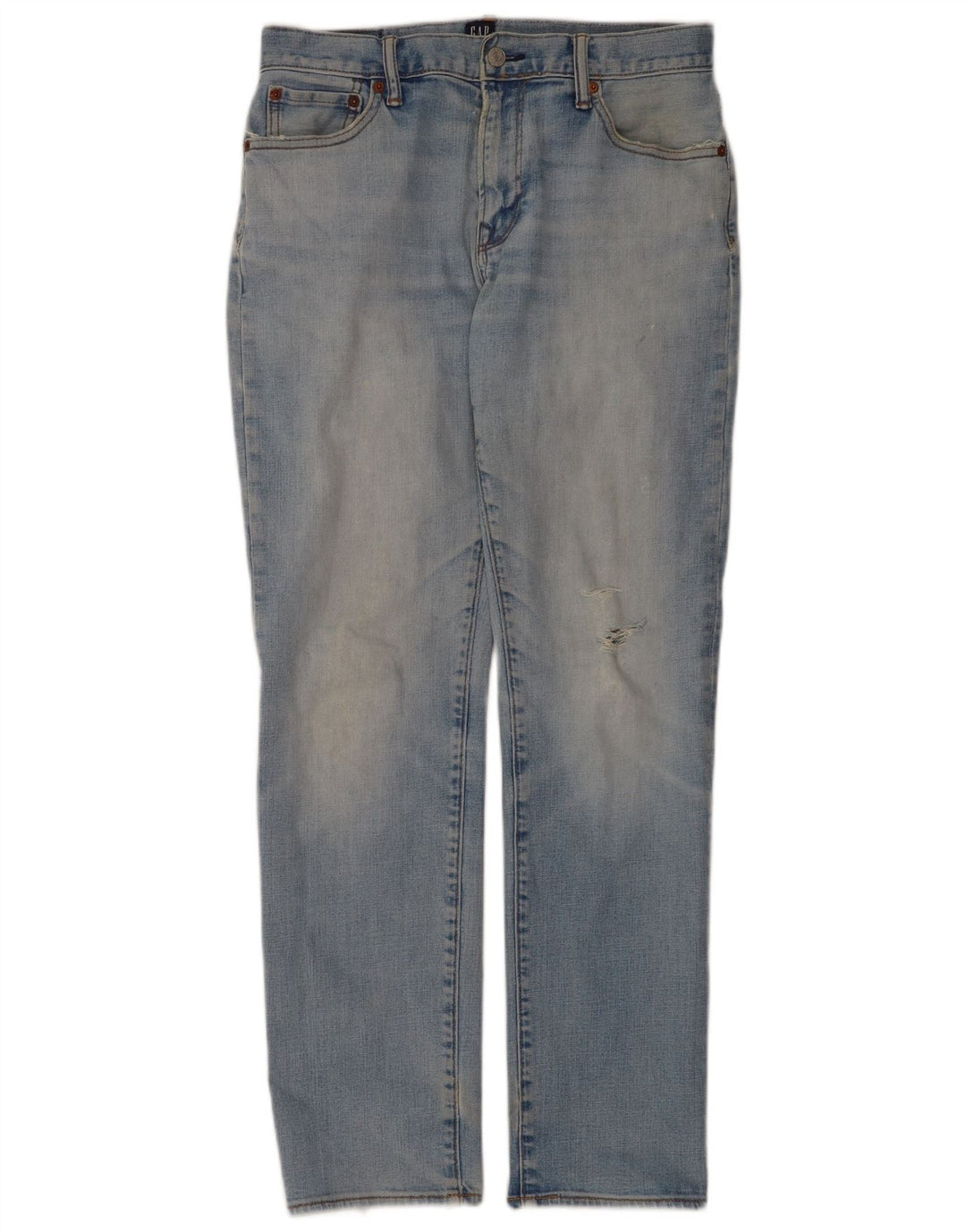 Gap Straight Jeans til mænd W30 L32 Blå Bomuld