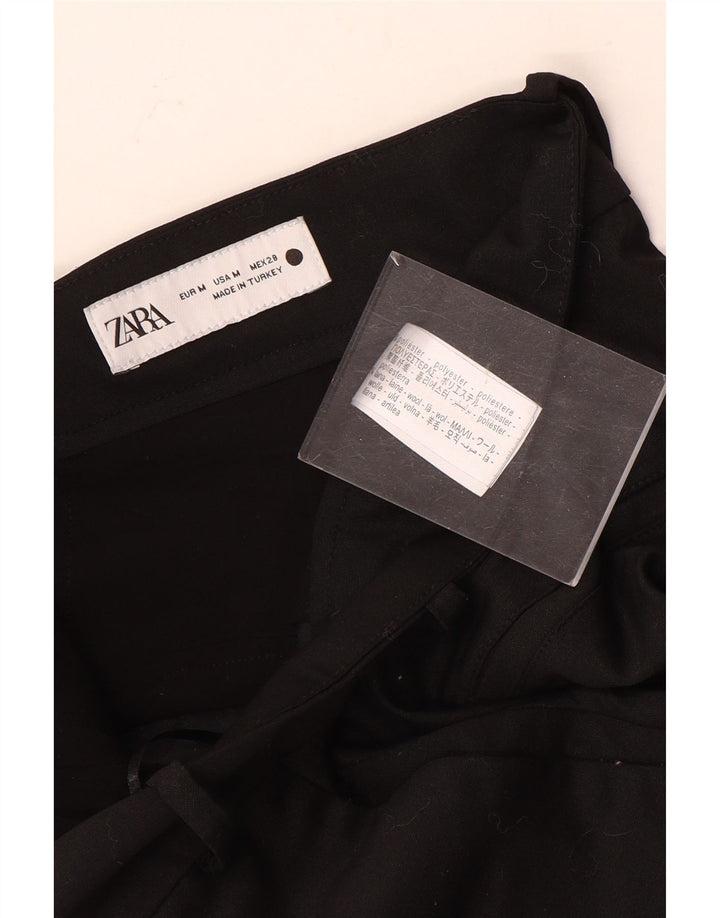 ZARA Mininederdel til kvinder Medium W28 Sort polyester