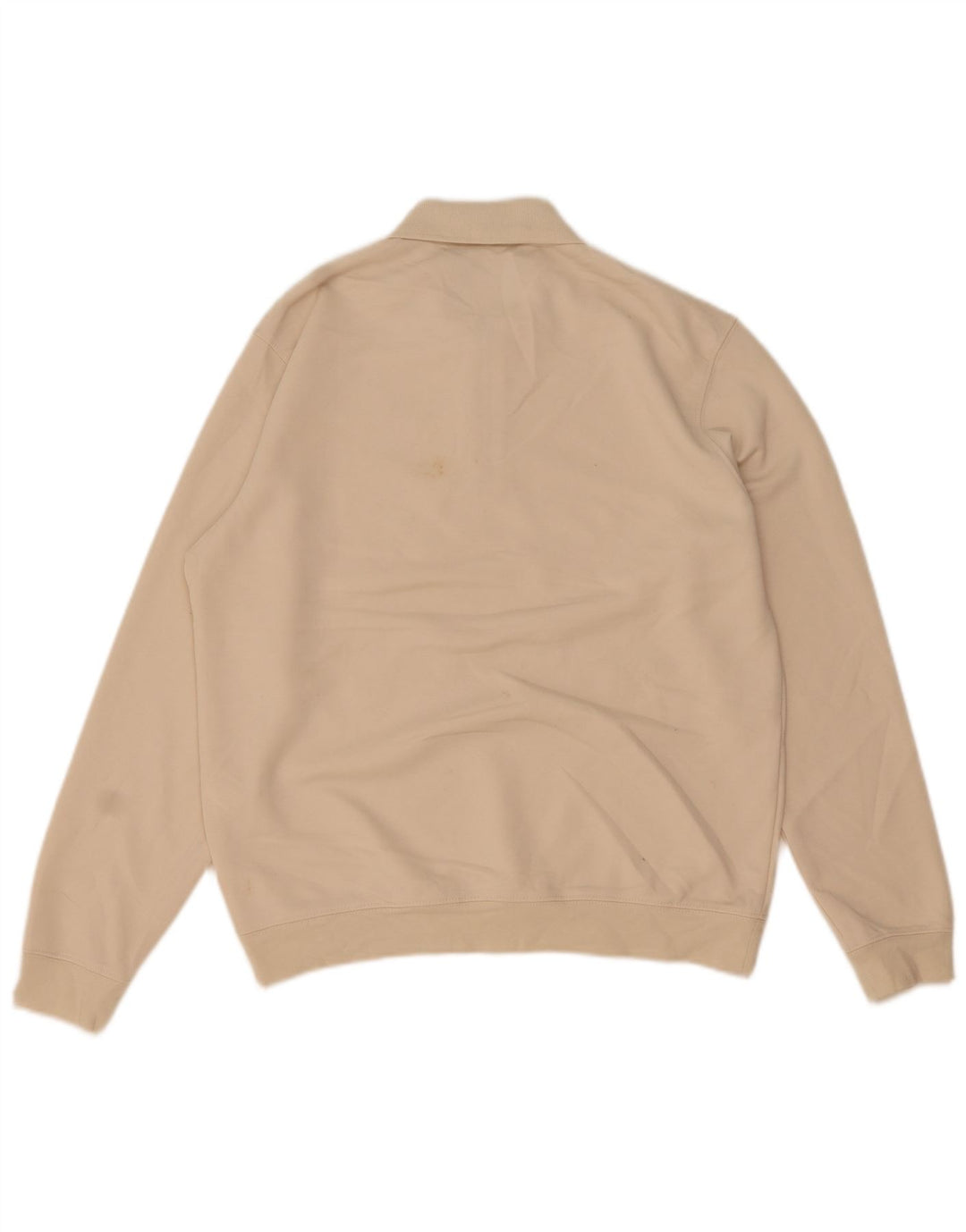 Zara Herre Polo Neck sweater Small Off White Bomuld