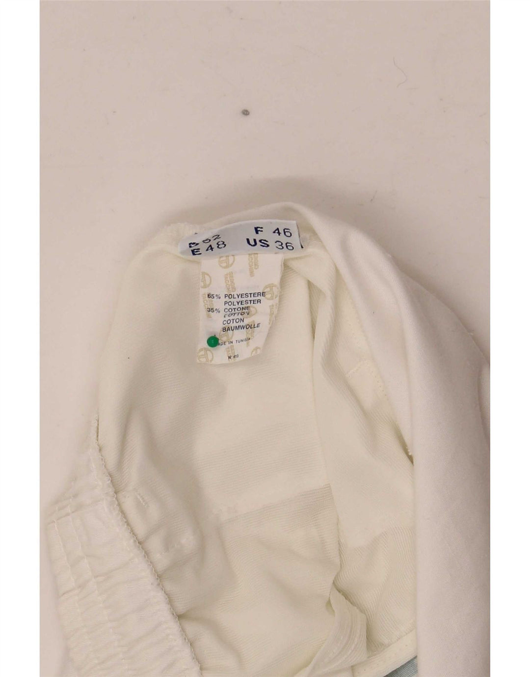 Sergio Tacchini Herre grafiske sportsshorts IT 52 Large White Polyester