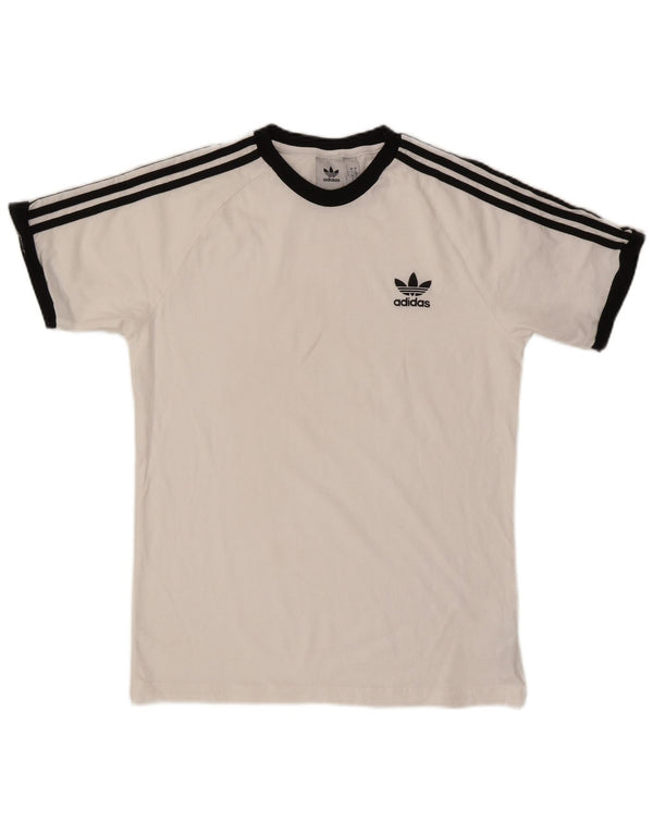 Adidas Herre T-Shirt Top Stor Hvid Bomuld