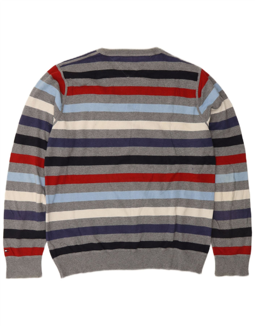 Tommy Hilfiger Herre Crew Neck Jumper Sweater Medium Flerfarvet Stribet
