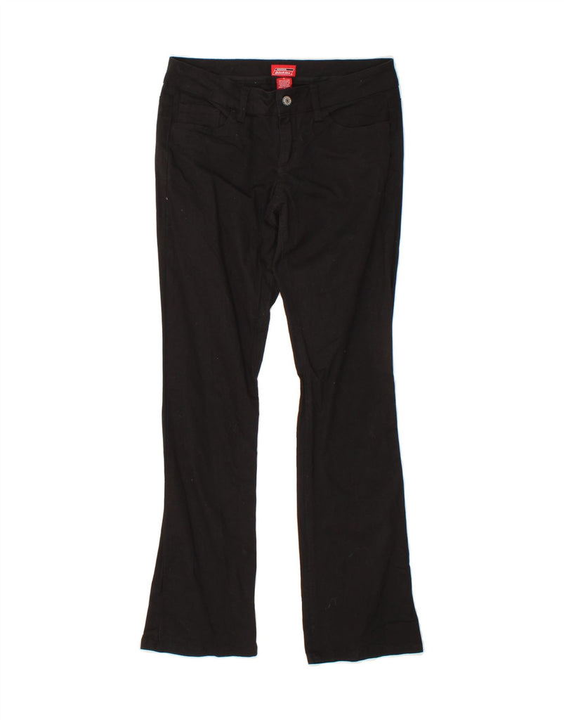 DICKIES Womens Bootcut Casual Trousers Size 11 Medium W30 L30 Black Cotton Vintage Dickies and Second-Hand Dickies from Messina Hembry 