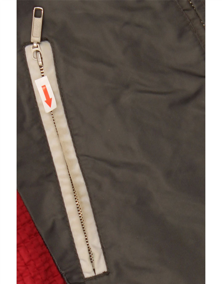 Energie Herre Bomber Jacket UK 40 Large Grey Colourblock