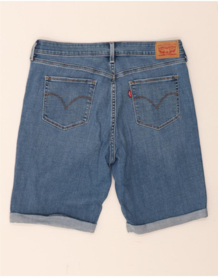 LEVI'S Womens Distressed Denim Shorts W31 Medium Blue Cotton Vintage Levi's and Second-Hand Levi's from Messina Hembry 