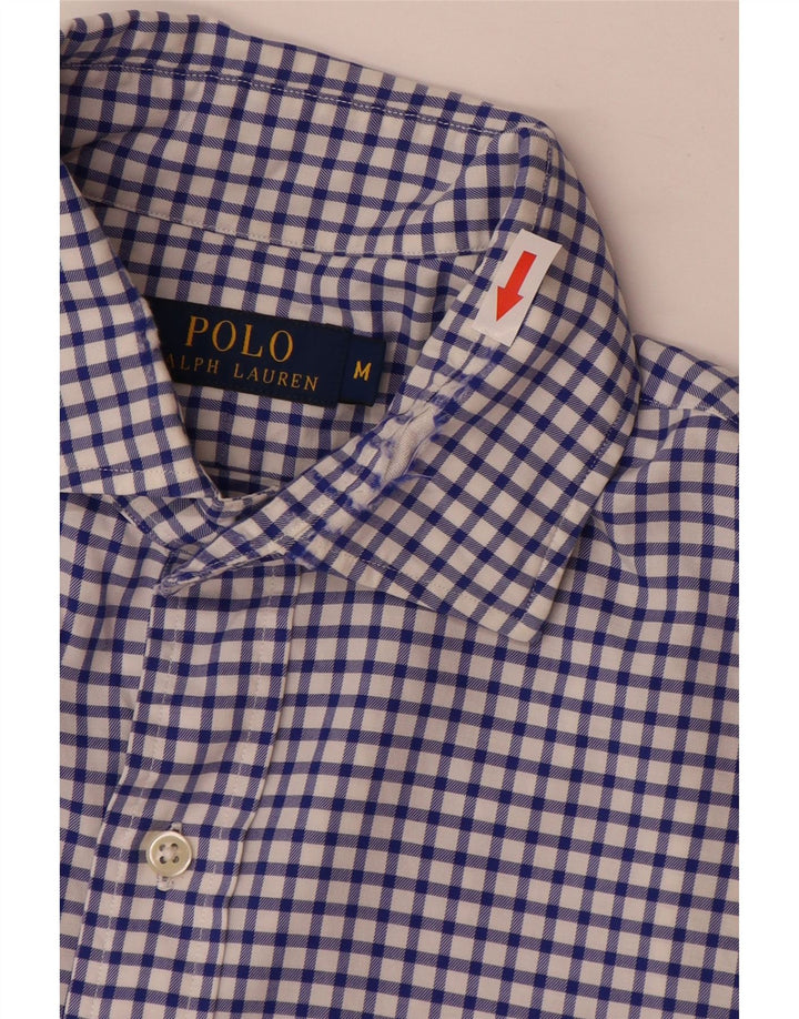 Polo Ralph Lauren Herreskjorte Medium Blue Gingham Cotton