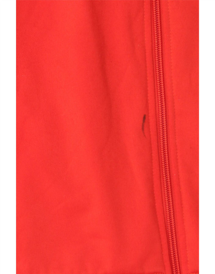 Adidas Træningsdragt til mænd Top jakke UK 42/44 Large Red Colourblock Polyester