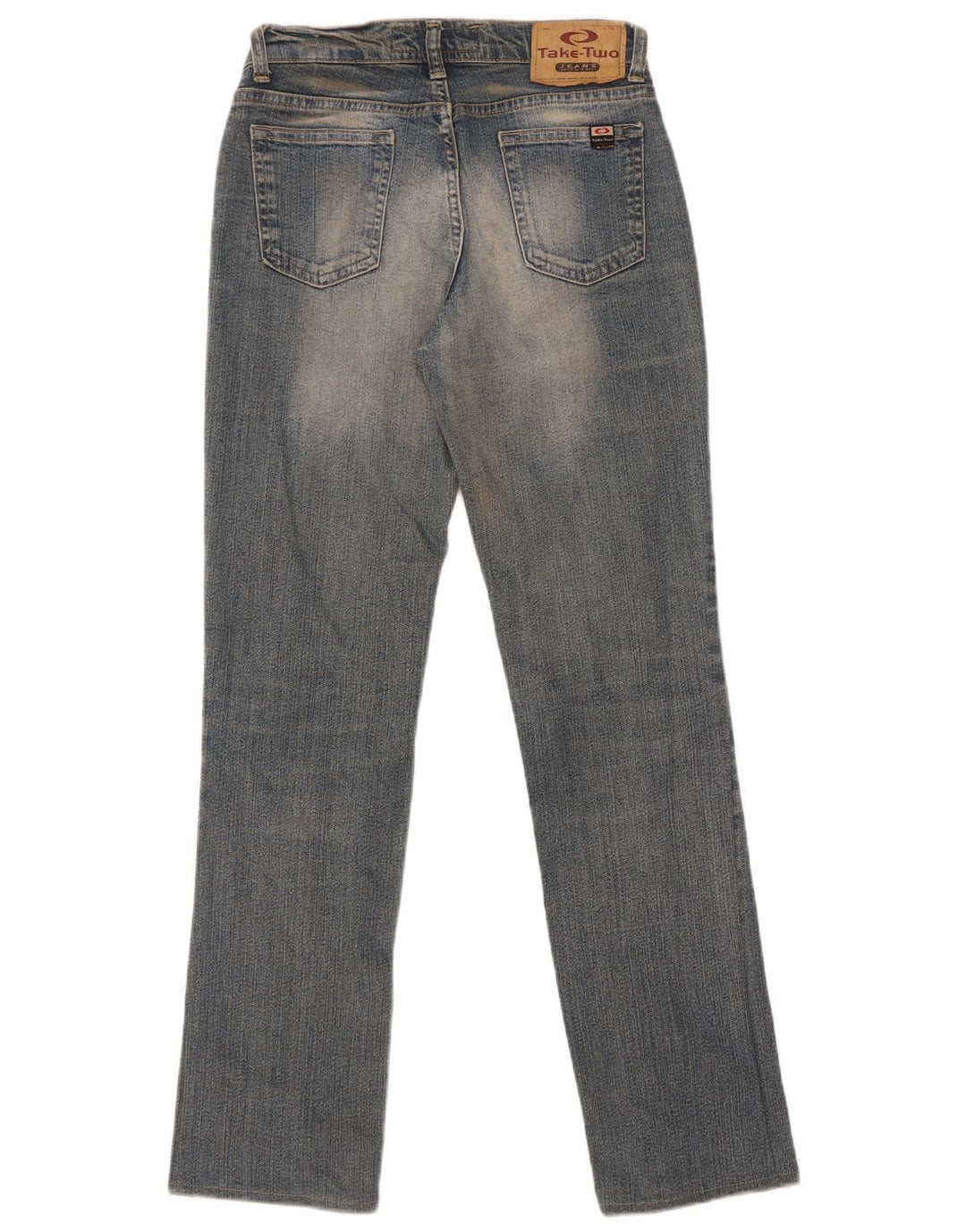 Take Two Dame Straight Jeans Størrelse 27 W27 L30 Blå Bomuld