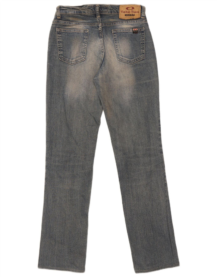 Take Two Dame Straight Jeans Størrelse 27 W27 L30 Blå Bomuld