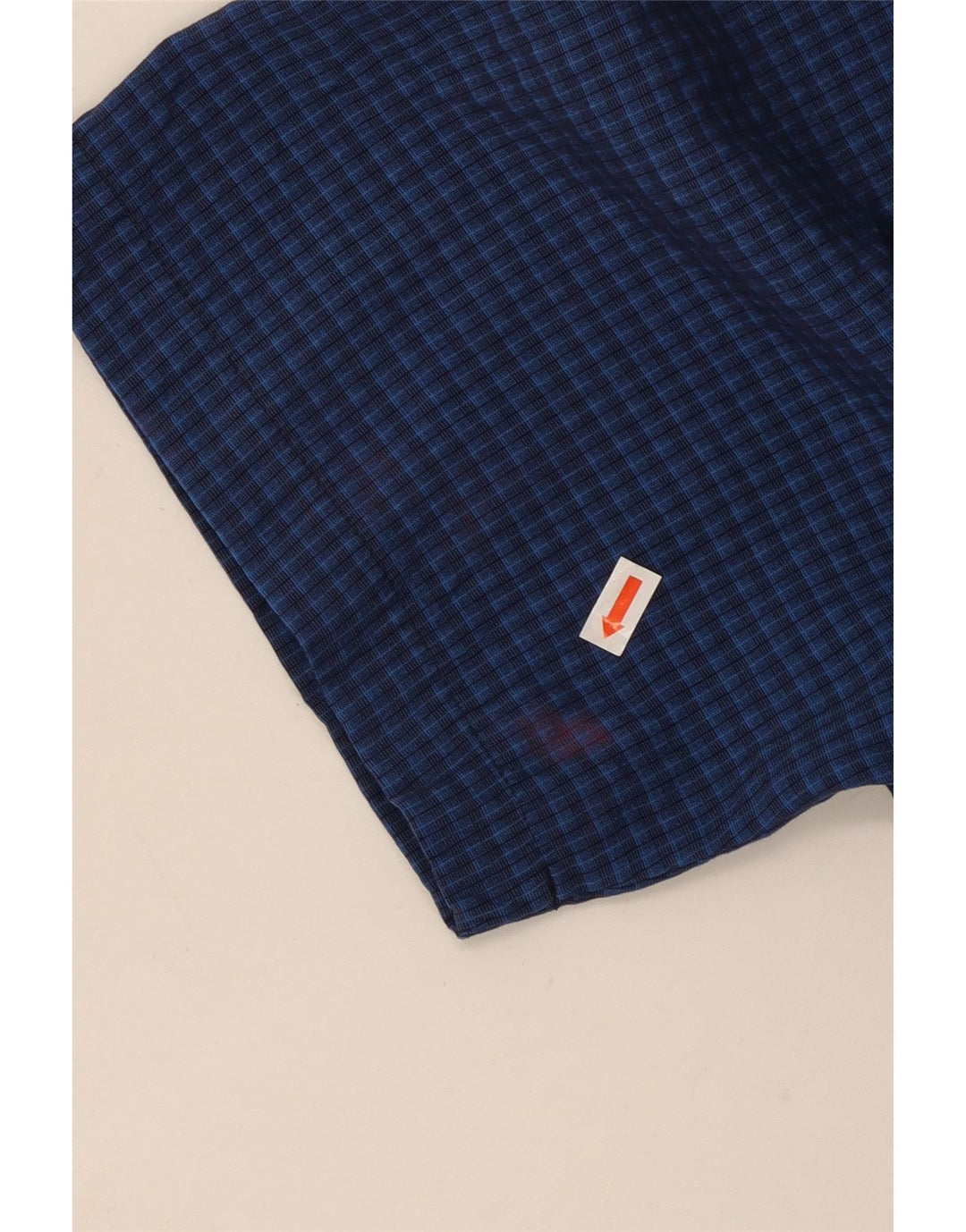 MOSSIMO Kortærmet Herreskjorte XL Blå Gingham Rayon