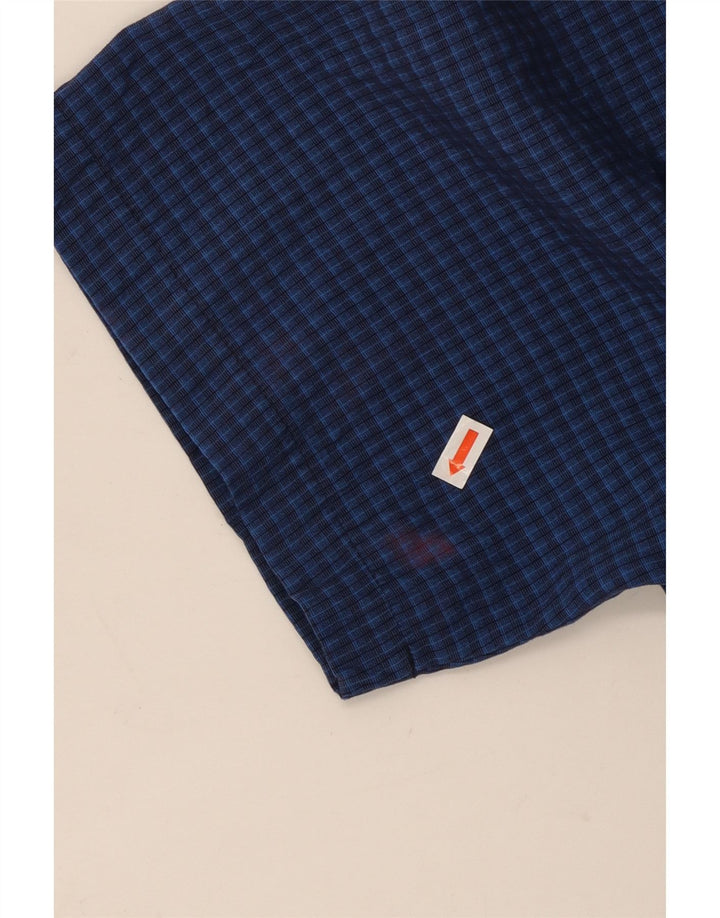 MOSSIMO Kortærmet Herreskjorte XL Blå Gingham Rayon