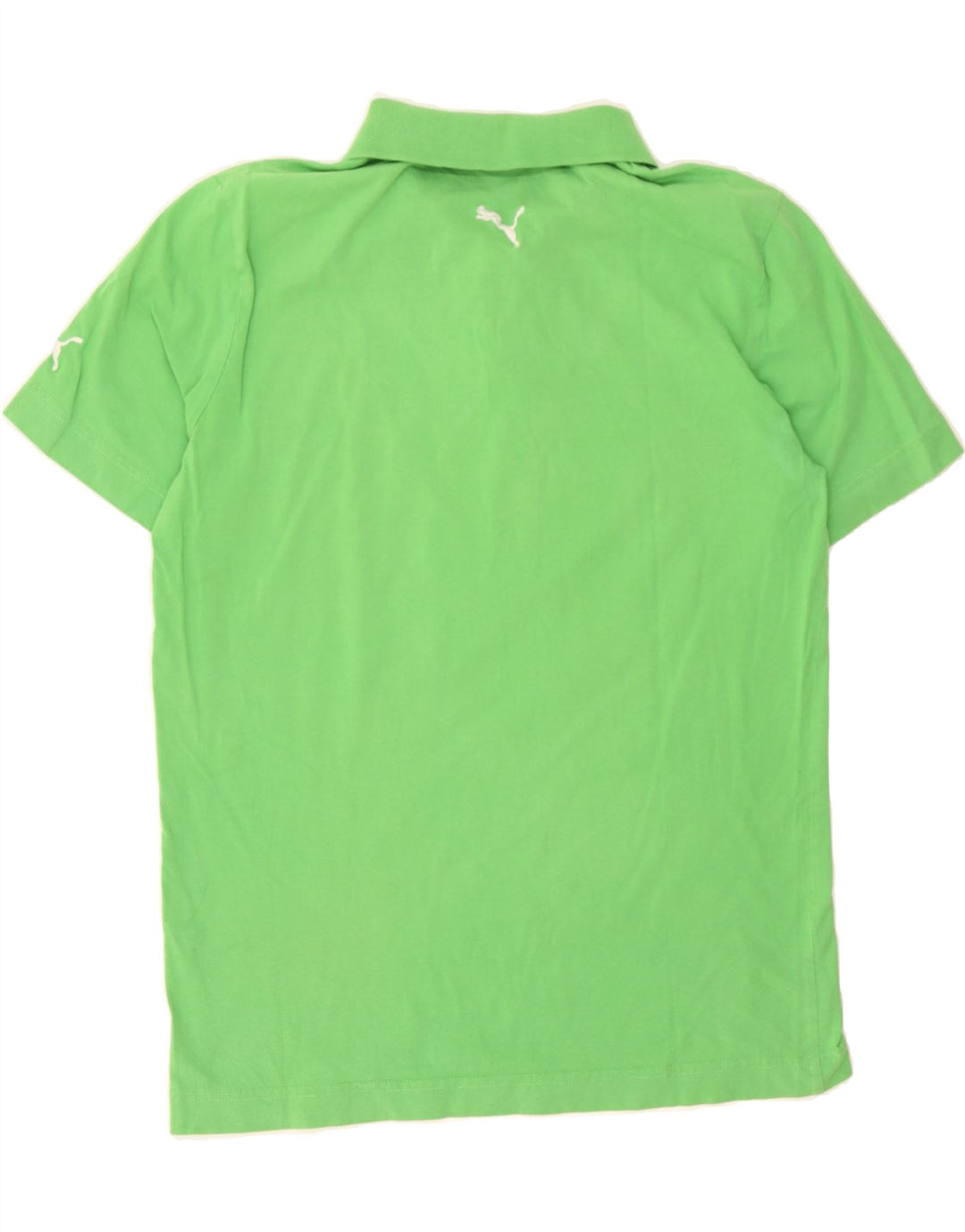 PUMA Mens Polo Shirt Medium Green Vintage Puma and Second-Hand Puma from Messina Hembry 