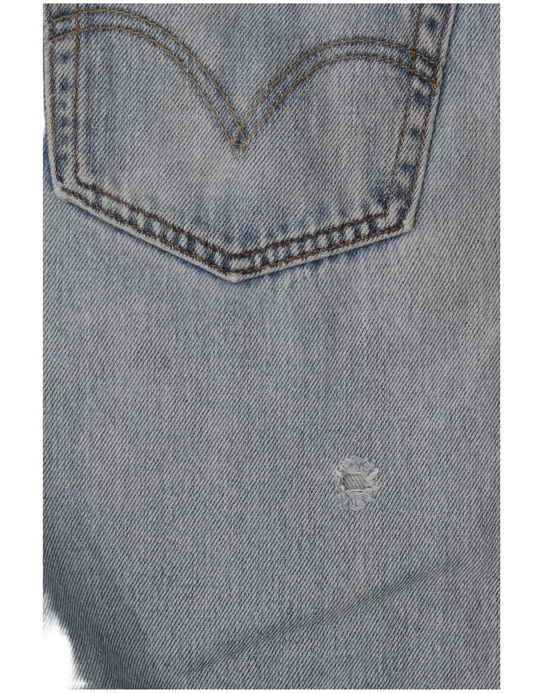 LEVI'S Herre 505 Regular Fit Straight Jeans W34 L32 Blå Bomuld
