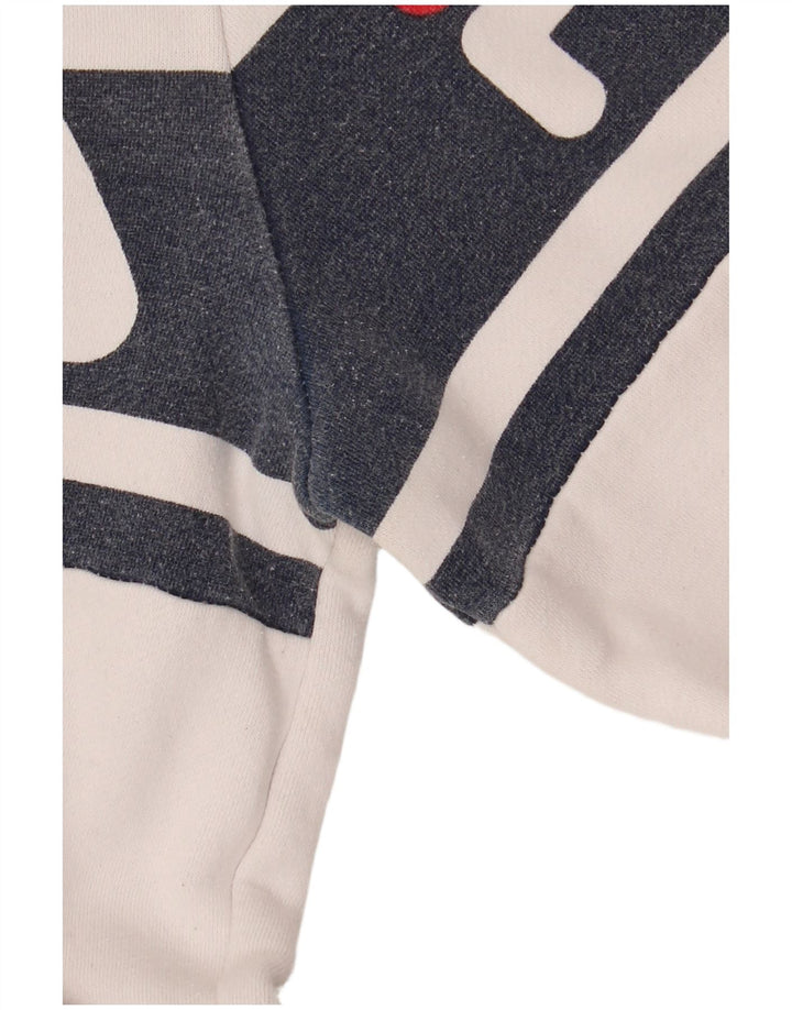 Fila Herre grafisk sweatshirt Jumper IT 52 Stor hvid Colourblock Bomuld