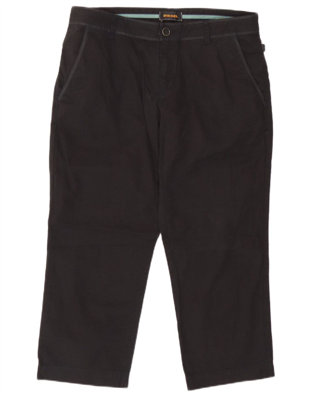 Diesel Dame Capri Bukser W34 L22 Sort Bomuld