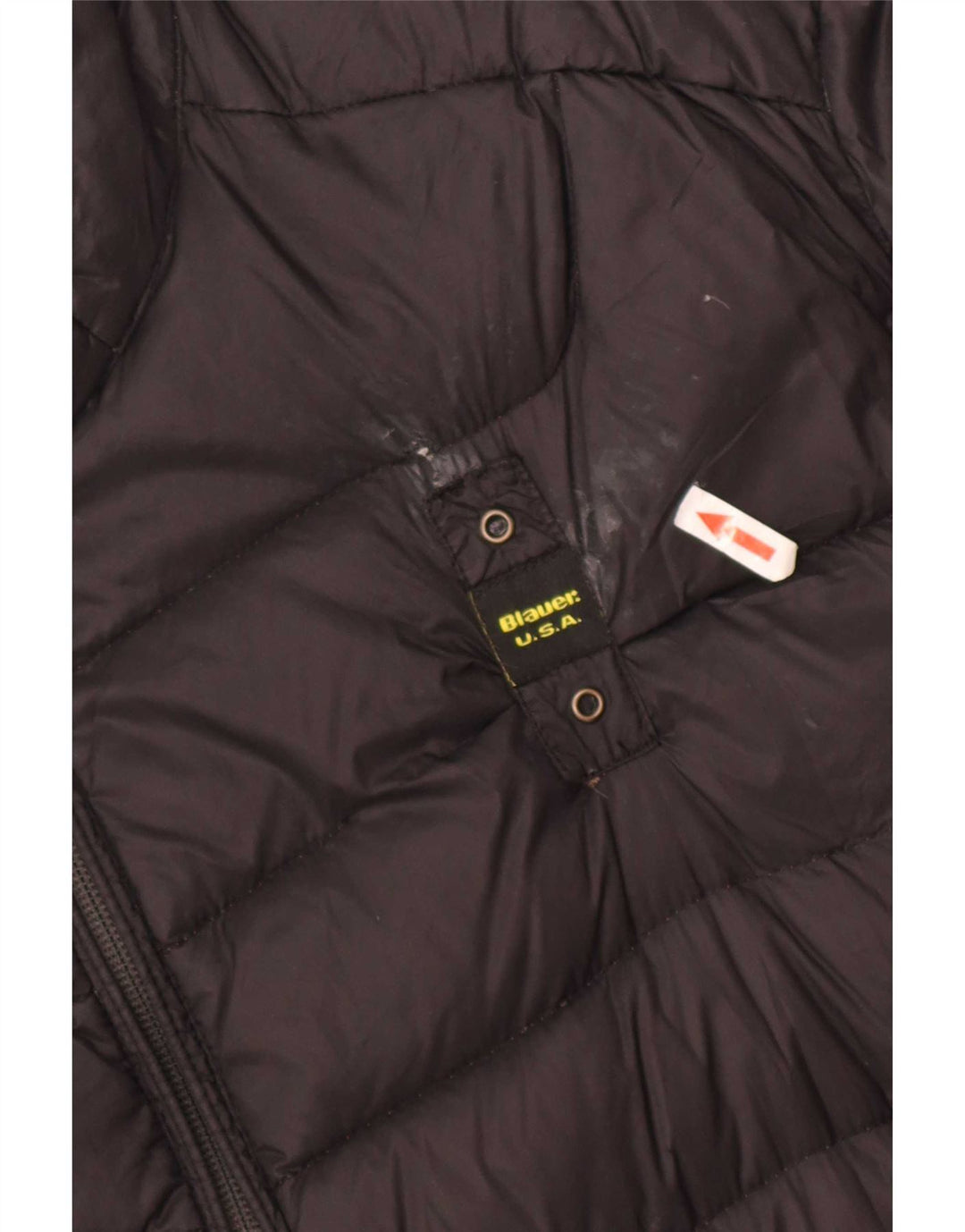 Blauer Polstret Herrejakke UK 44 2XL Sort Polyamid