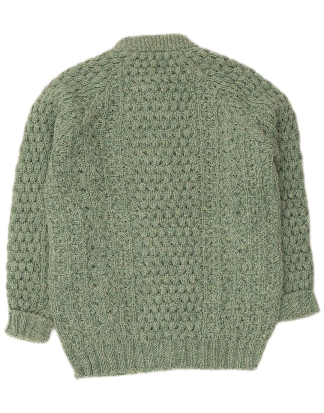 Vintage dame cardigan sweater UK 14 Medium Green