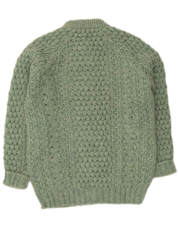 Vintage dame cardigan sweater UK 14 Medium Green