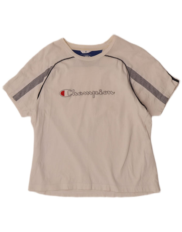 Champion Herre kortærmet almindelig grafisk T-shirt top mellem hvid bomuld