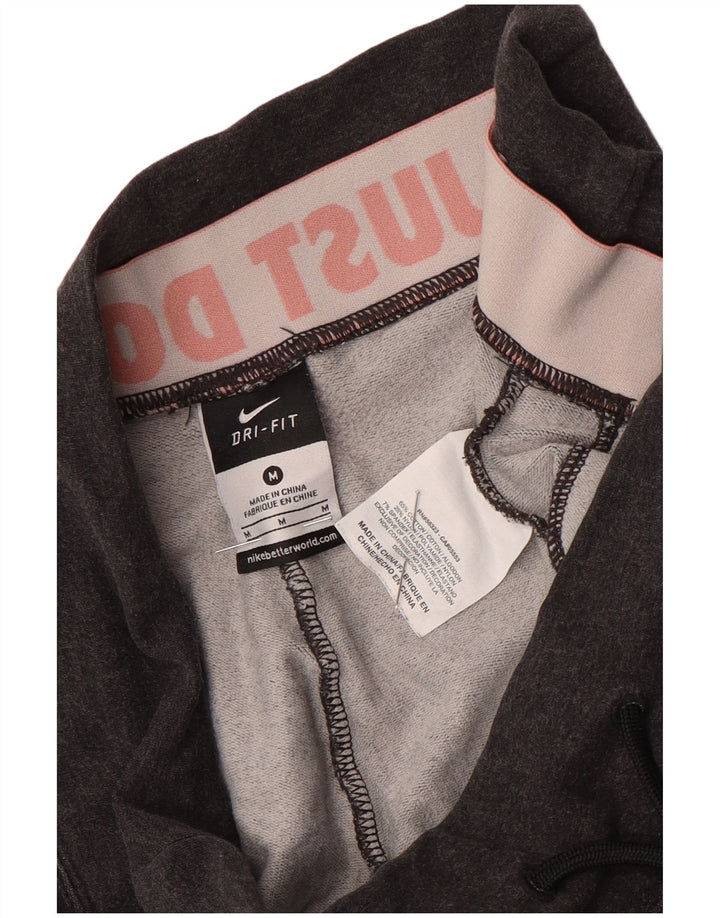 NIKE Dame Dri Fit træningsdragt Bukser UK 14 Medium Grey Bomuld