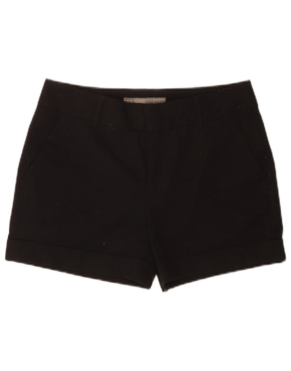 Zara Chino Shorts Medium W28 sort polyester