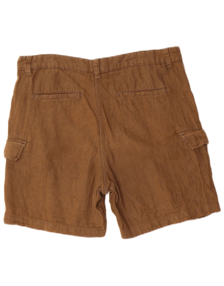 Zara Herre Cargo Shorts EU 44 Large W34 Brun