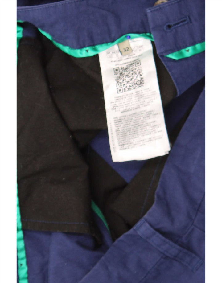 Guess Chino Shorts til mænd W32 Medium Blue Bomuld