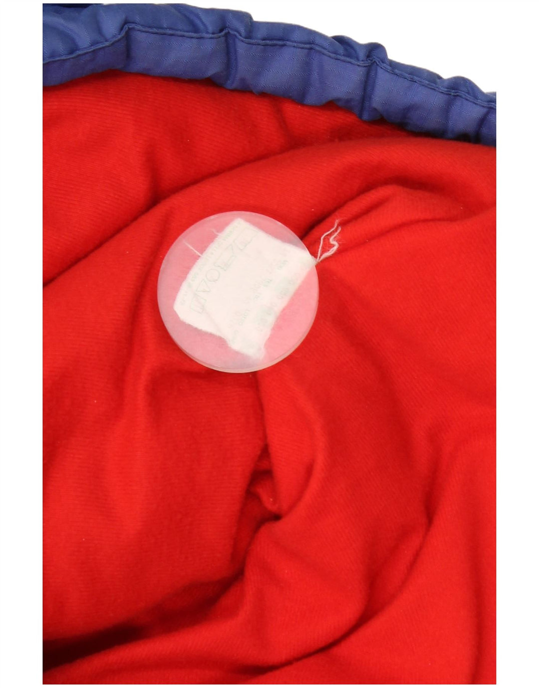 Vintage Herre Grafisk Pullover Skijakke UK 42 XL Blå Polyamid