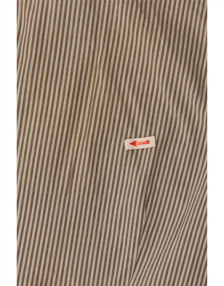 Marlboro Classics Dameskjorte EU 44 XL Grå Nålestribet bomuld