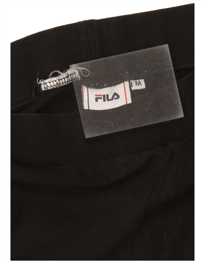 FILA Grafiske Leggings til kvinder UK 14 Medium Sort