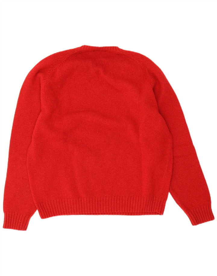Kappa Herre V-hals sweater Stor rød uld