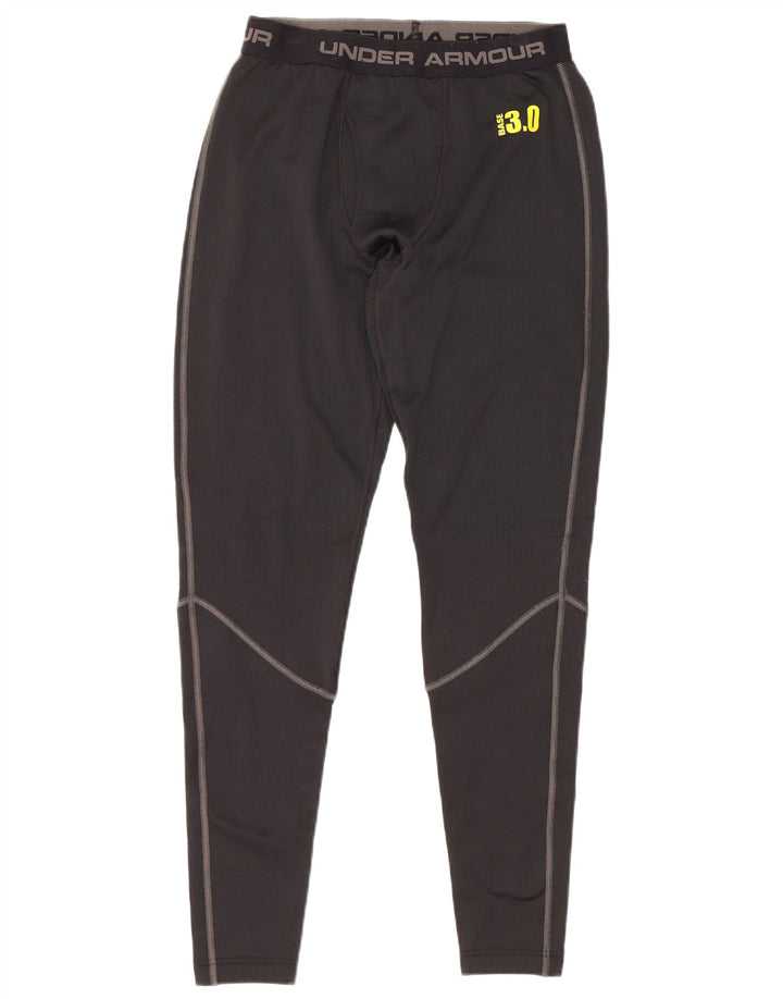 Under Armour Herre Cold Gear Grafiske Leggings Medium Sort Polyester
