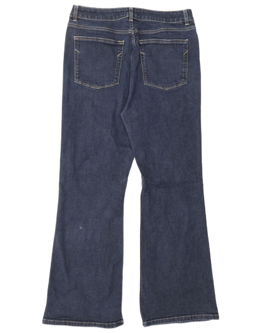 MINT VELVET Dame Bootcut Jeans UK 14 Medium W30 L28 Marineblå Bomuld