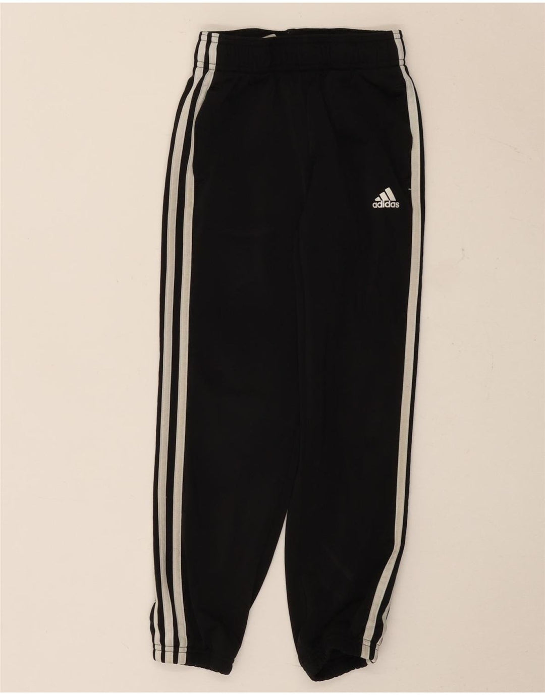 ADIDAS Træningsdragt til drenge Bukser Joggers 7-8 år Sort polyester