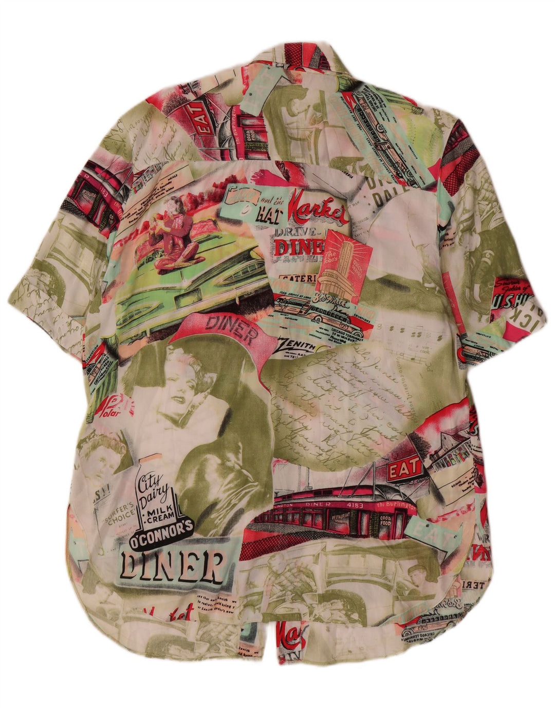 VERSE Grafisk skjortebluse til kvinder EU 40 Medium Flerfarvet Patchwork