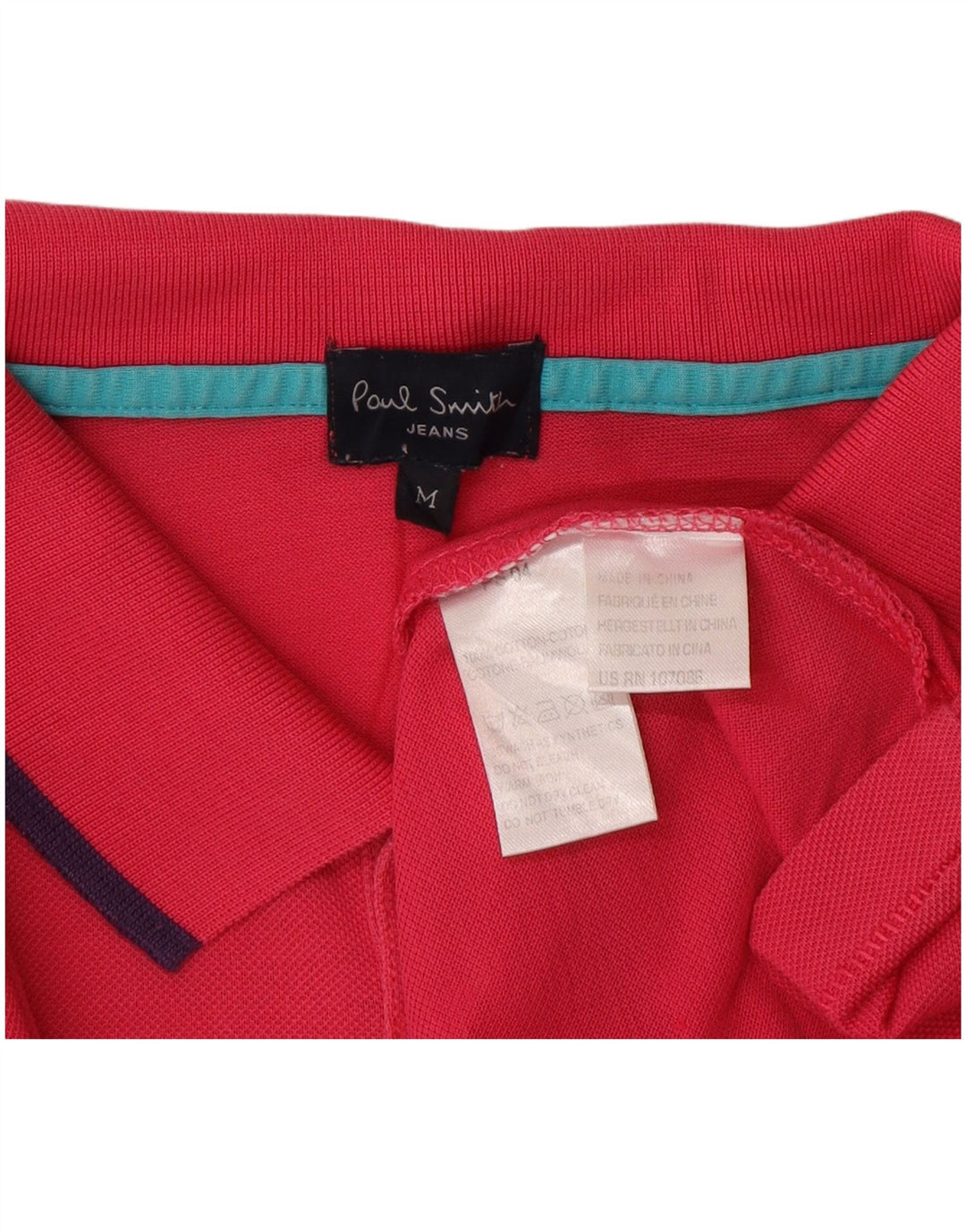 Paul Smith herre poloshirt Medium Pink Bomuld