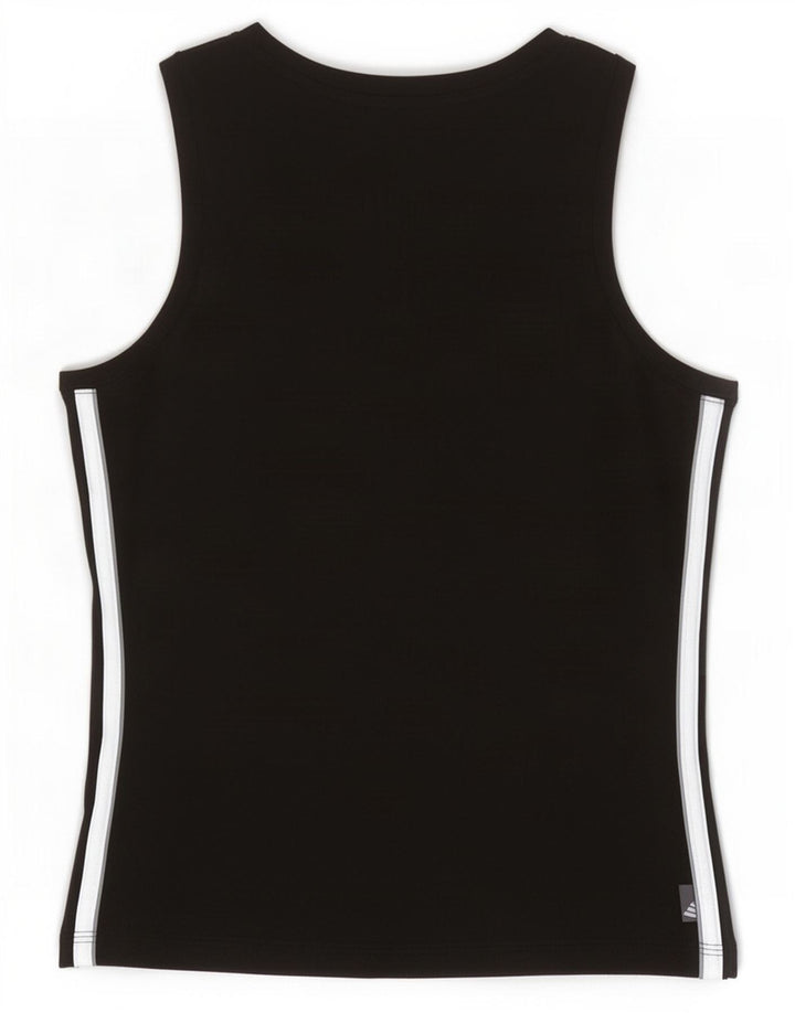 Adidas Damevest Top UK 14 Medium Sort Bomuld
