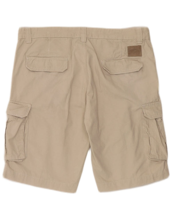 Vintage Herre Cargo Shorts W40 XL Beige Bomuld
