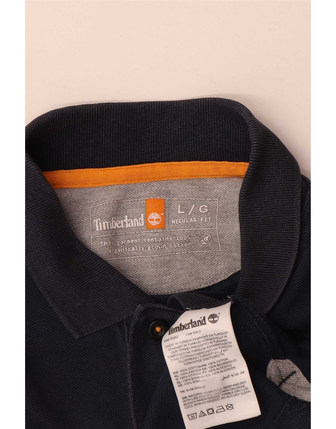 Timberland Herre poloshirt Stor marineblå bomuld