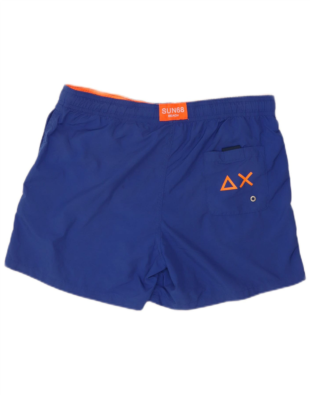 Sun68 drenge grafiske badeshorts 13-14 år blå polyester