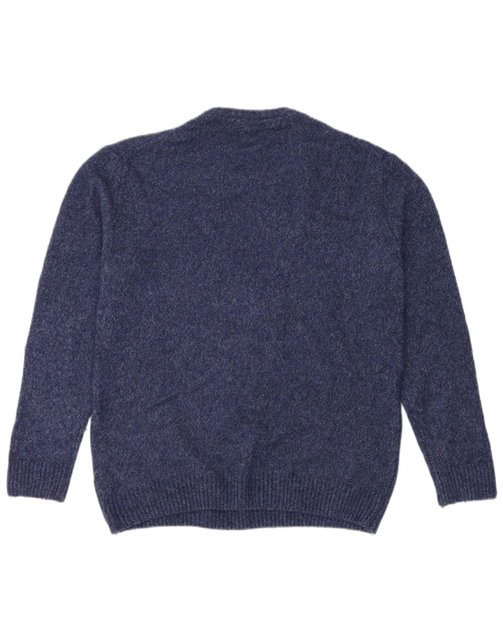 Refrigiwear Herre Crew Neck Jumper Sweater Medium Navy Blue Uld