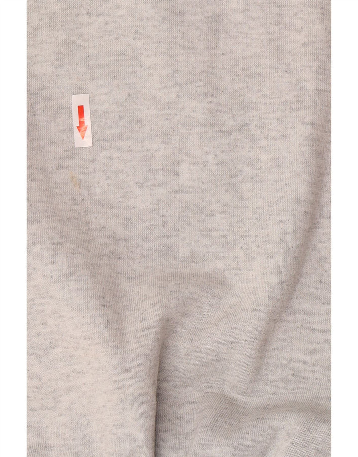 Asics Herre Grafisk Zip Neck Sweatshirt Jumper Stor Grå