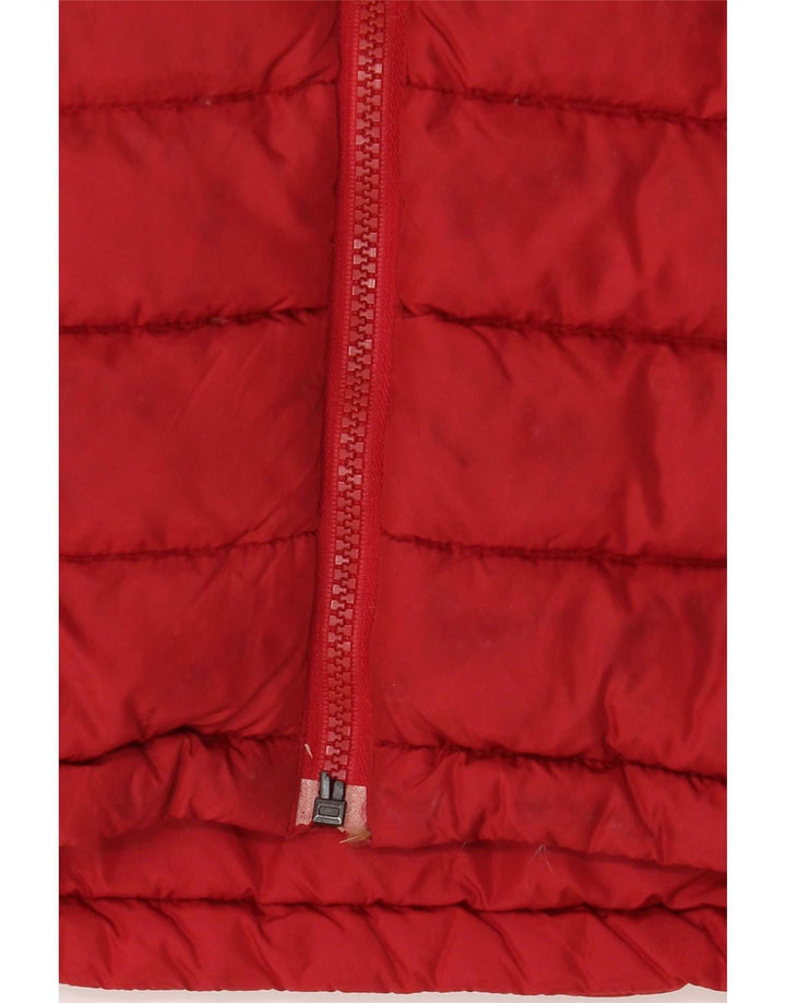 Alberto Aspesi Herre Polstret Gilet UK 40 Large Rød Polyamid