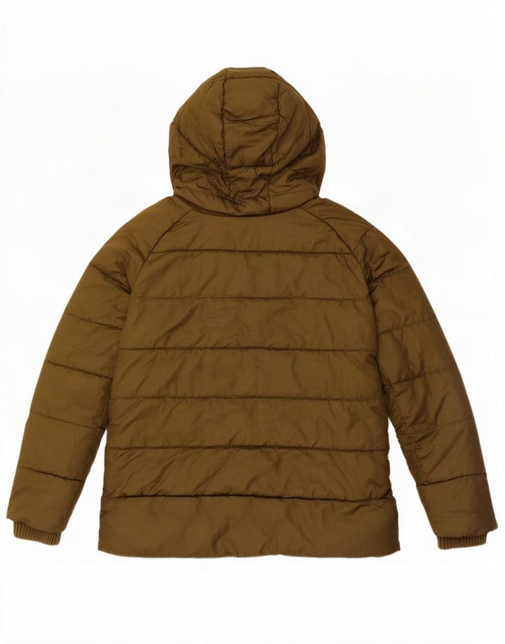 Barbour Dame Hætte Oversized Polstret Jakke UK 8 Lille Grøn Polyester