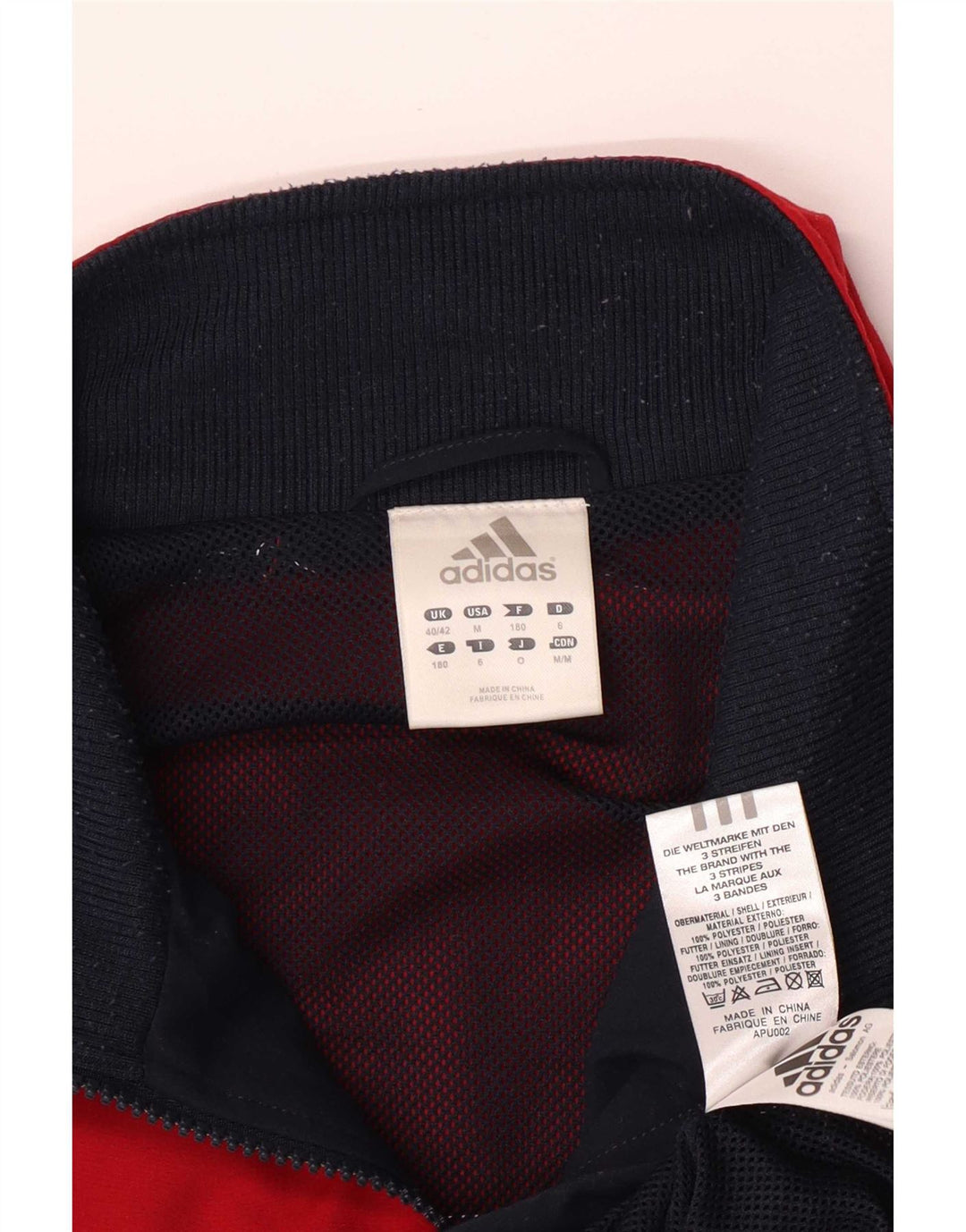 Adidas Træningsdragt til mænd Topjakke UK 40/42 Medium Flerfarvet Colourblock
