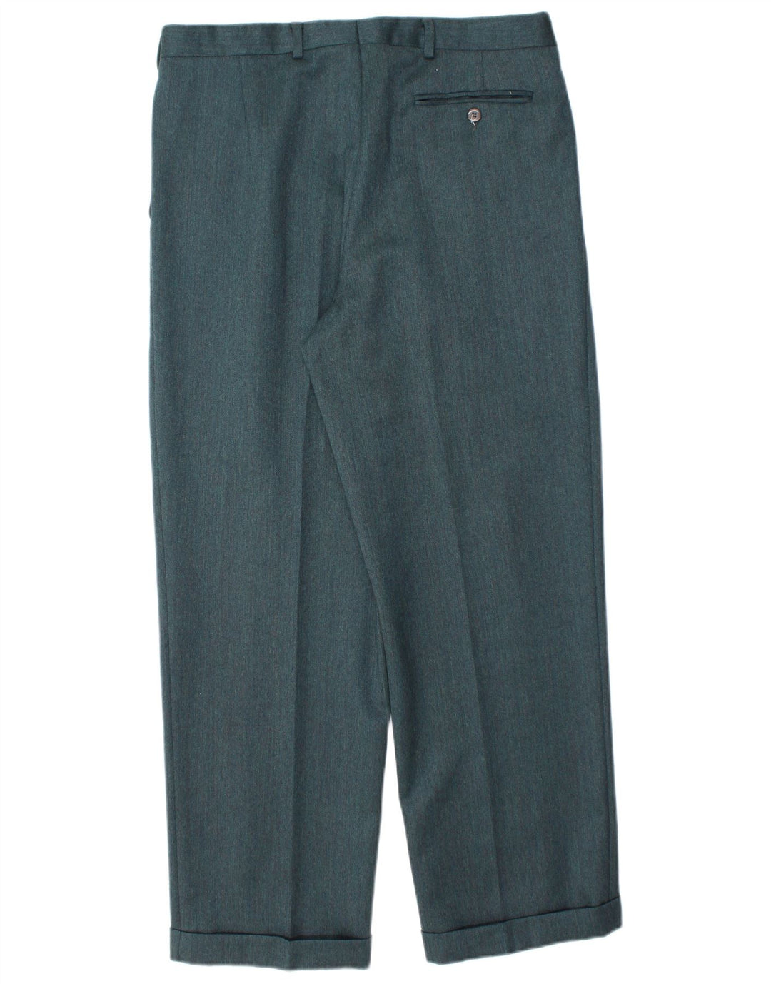 ANGELICO Herre dobbeltradet 2-delt jakkesæt IT 50 Large W34 L30 Grøn