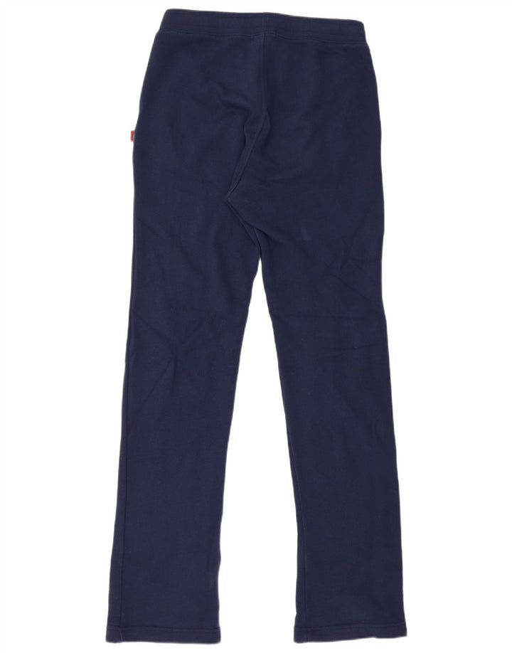 Kappa Dame træningsdragt Bukser UK 10 Small Navy Blue Bomuld